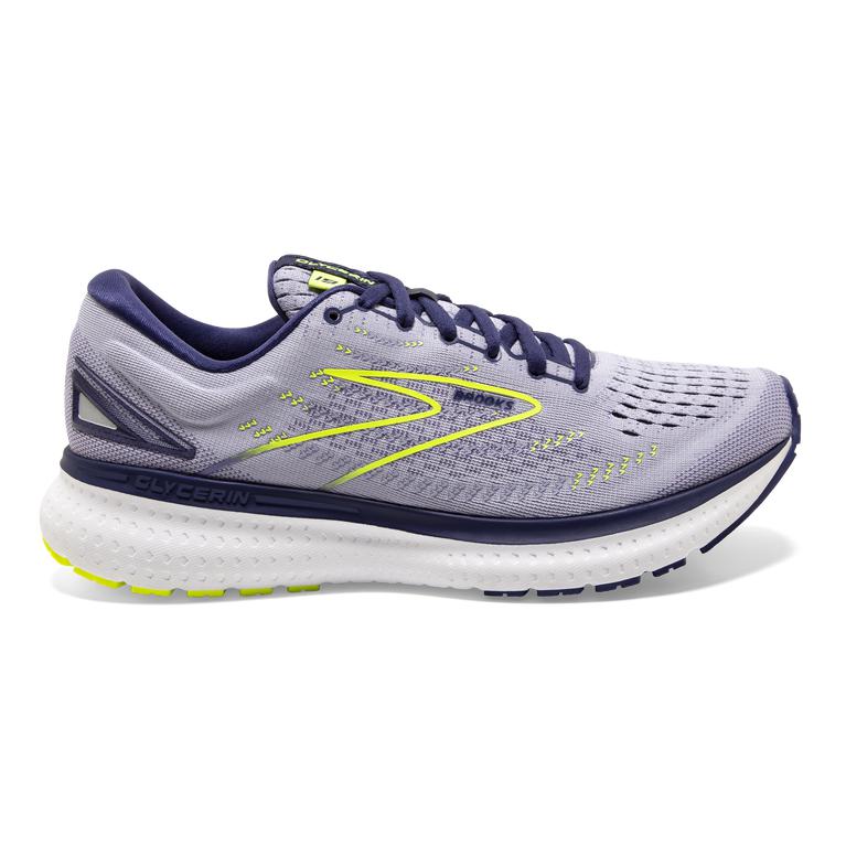 Brooks GLYCERIN 19 Road Running Shoes Womens Online - Lavender Purple/Blue/Nightlife (QCY918640)